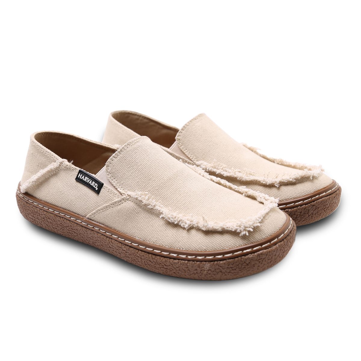 하버드 슈즈(HARVARD SHOES) 래플스 성인 로퍼 스니커즈 베이지