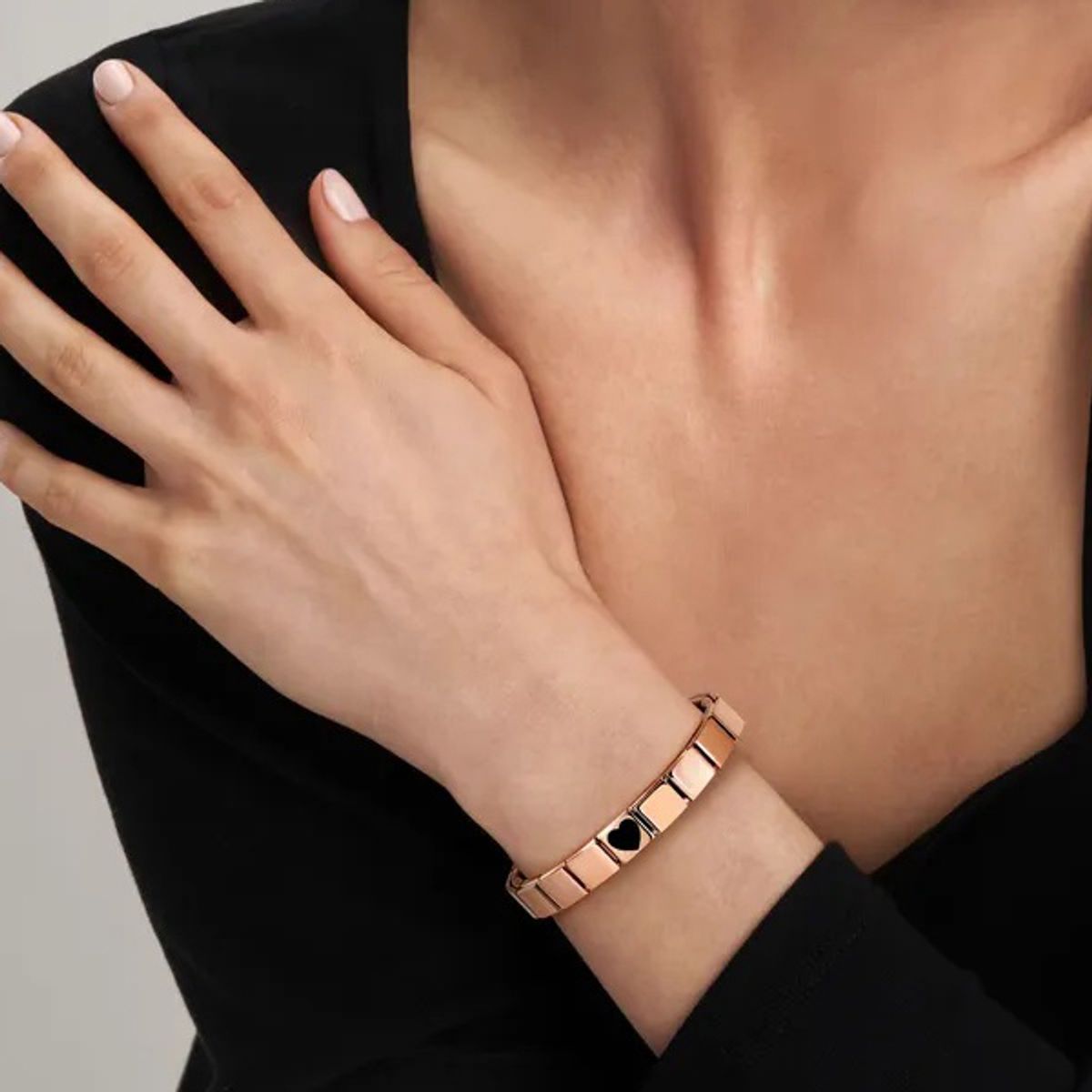 노미네이션(NOMINATION) 팔찌 글램 심볼 Rose Gold & Enamel 239104
