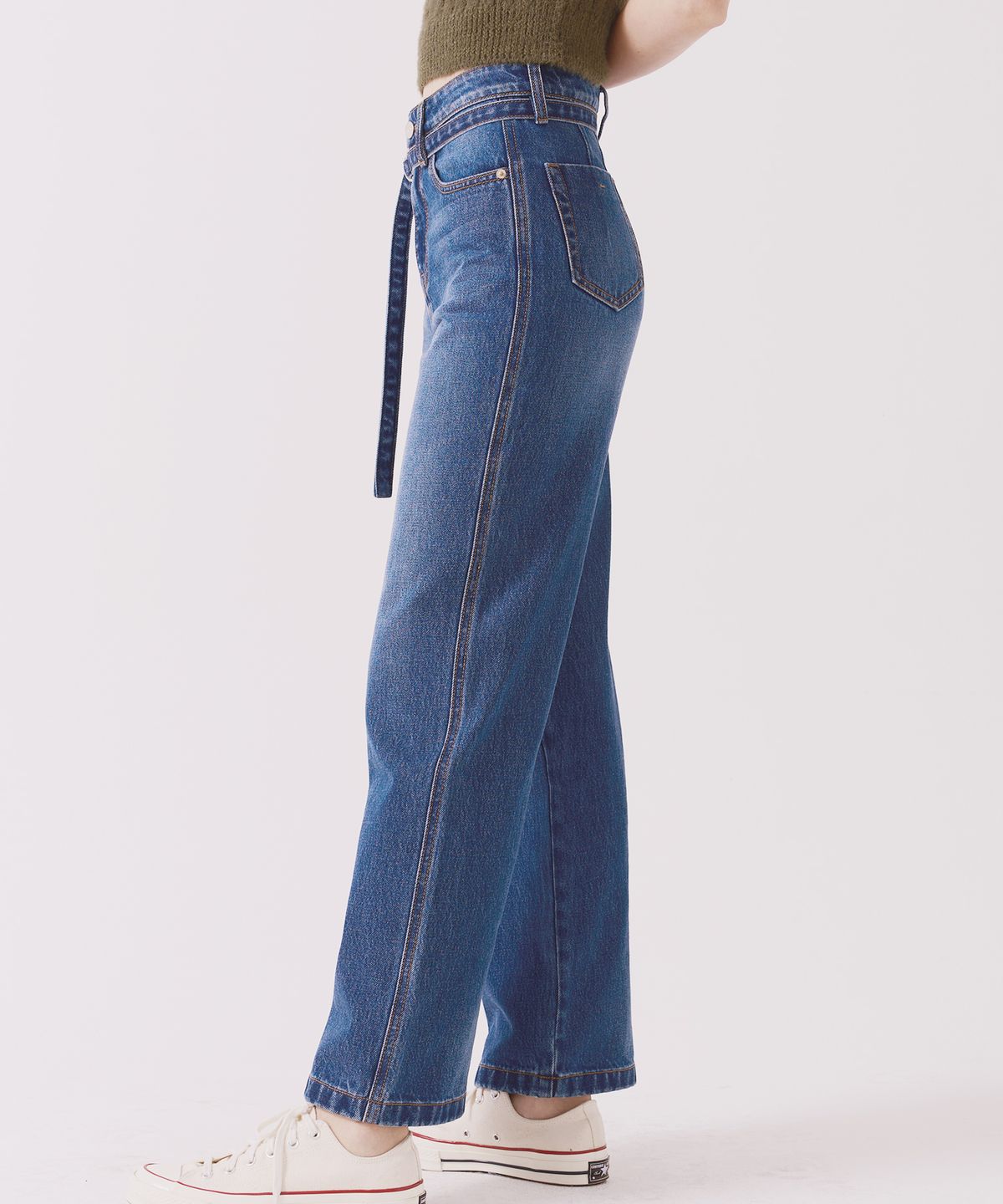 람(RAAM) RP362 릴랙스 스트레이트 데님 팬츠(벨트포함)