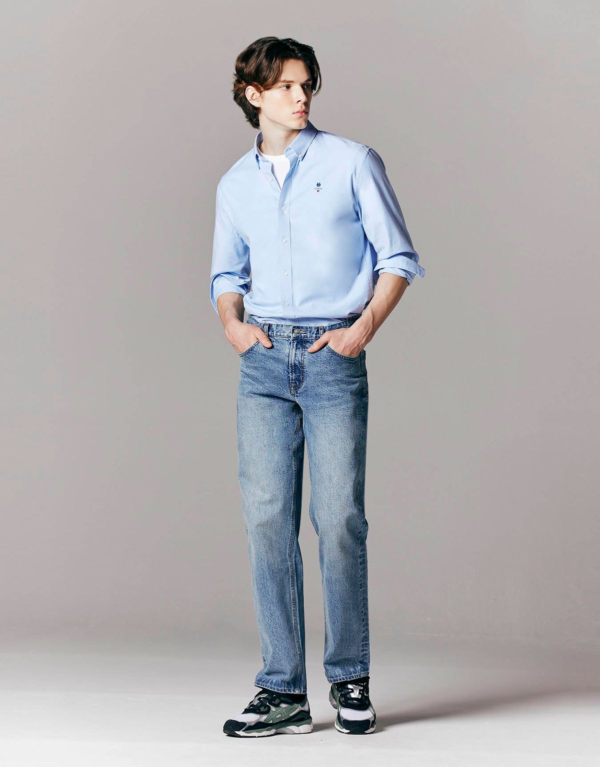 지오다노(GIORDANO) 스탠다드 슬림 데님 팬츠 113941 [4color]