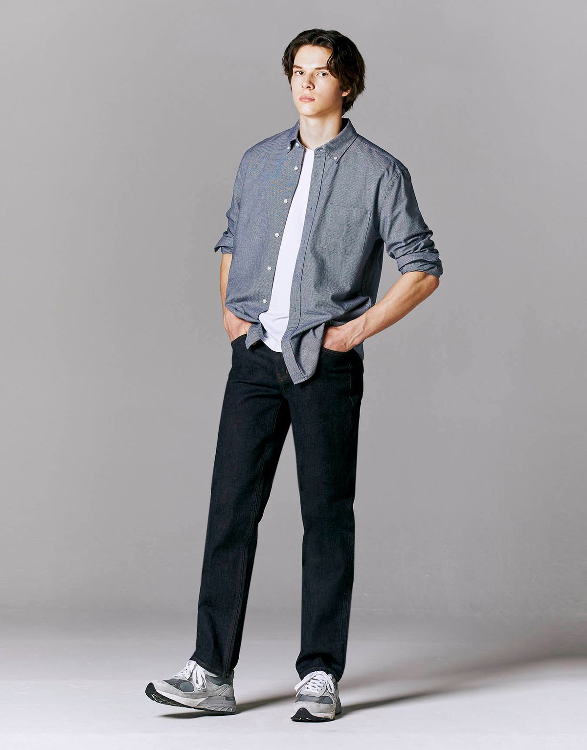 지오다노(GIORDANO) 스탠다드 슬림 데님 팬츠 113941 [4color]