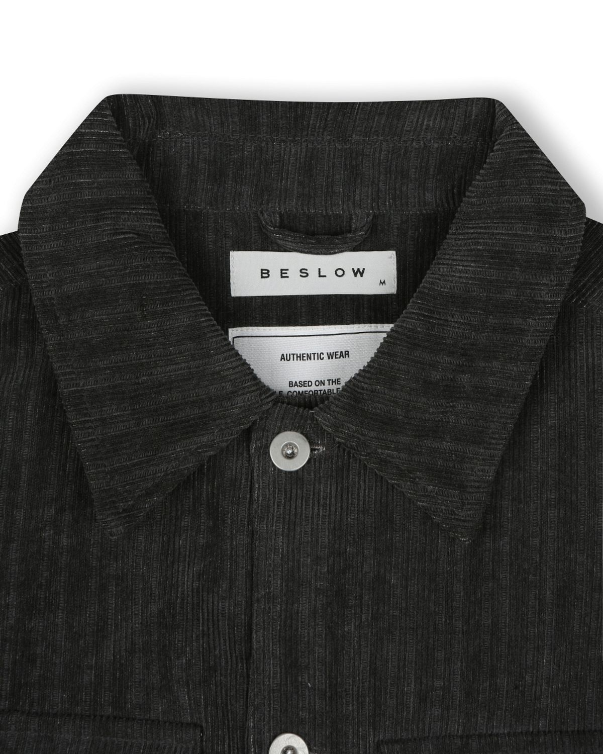 비슬로우(BESLOW) VINTAGE WASHED CORDUROY JACKET WASHED BLACK