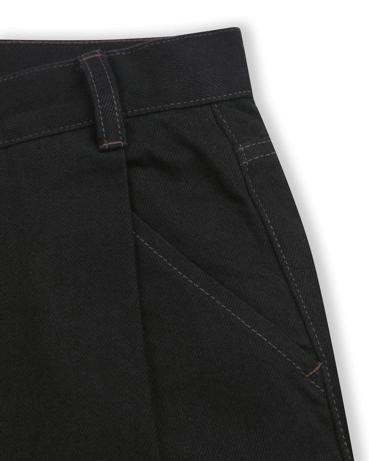 비슬로우(BESLOW) CONE MILL DEEP ONE TUCK JEAN BLACK STITCH