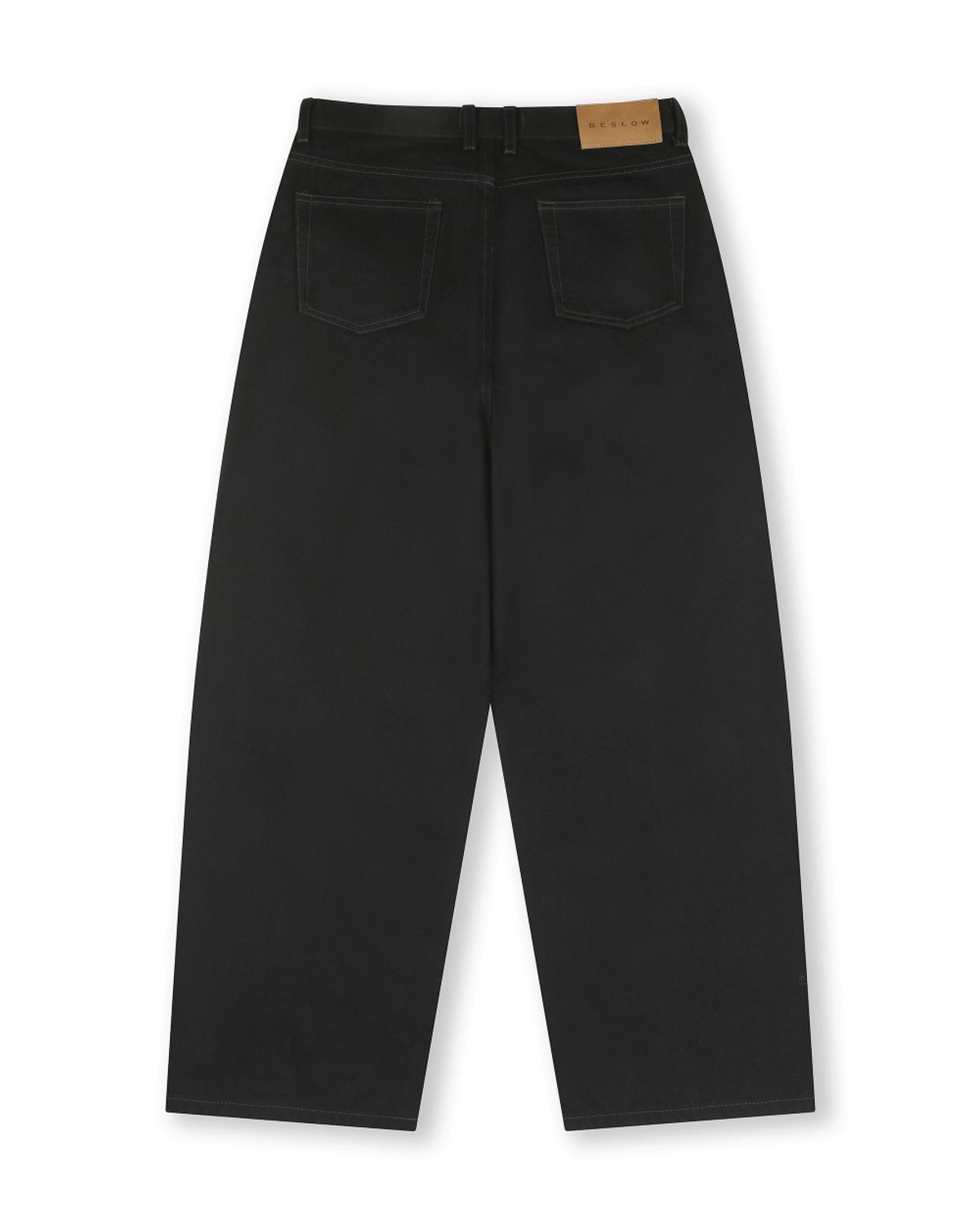 비슬로우(BESLOW) CONE MILL DEEP ONE TUCK JEAN BLACK STITCH