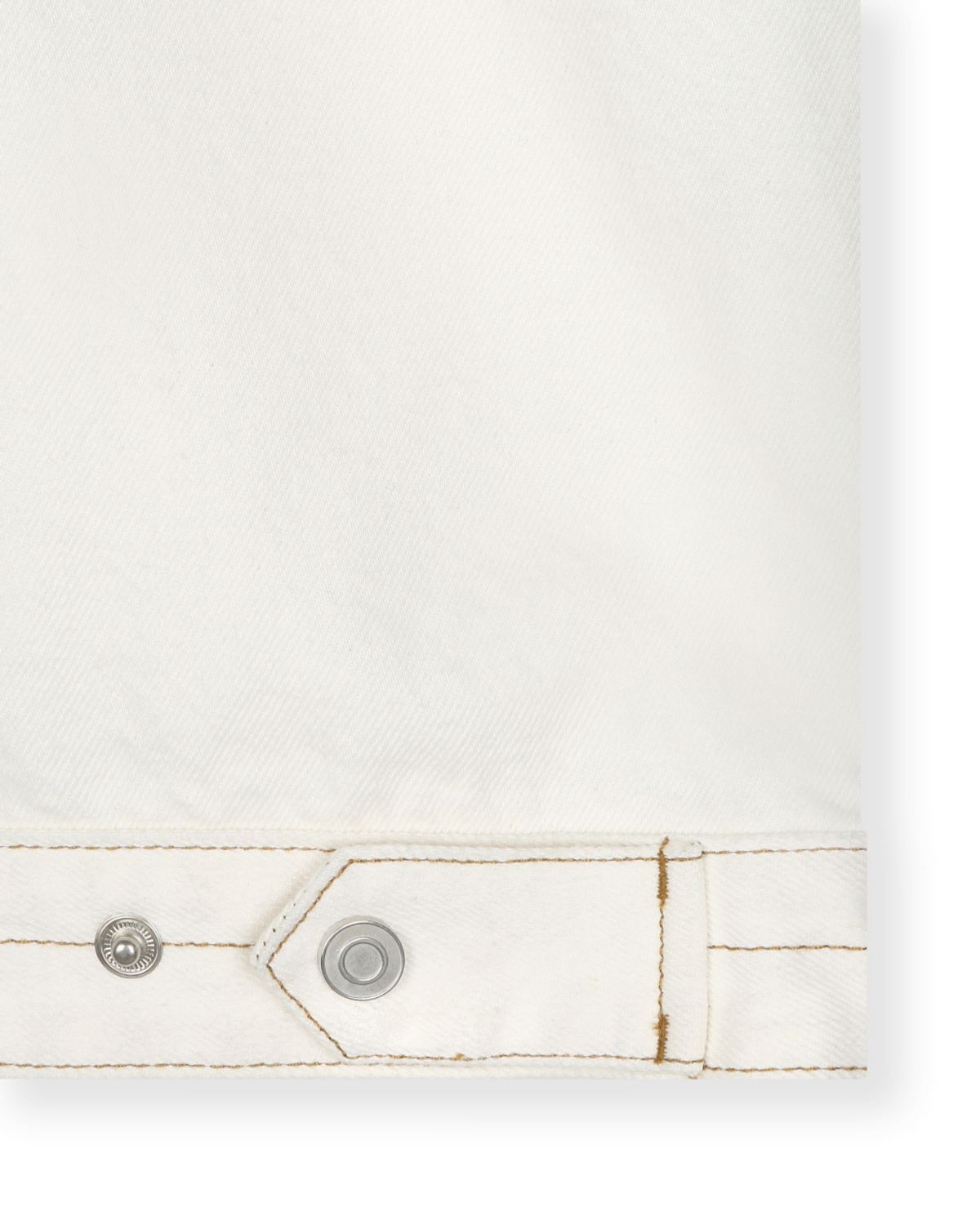 비슬로우(BESLOW) CONE MILL DENIM STITCHED TRUCKER JACKET ECRU
