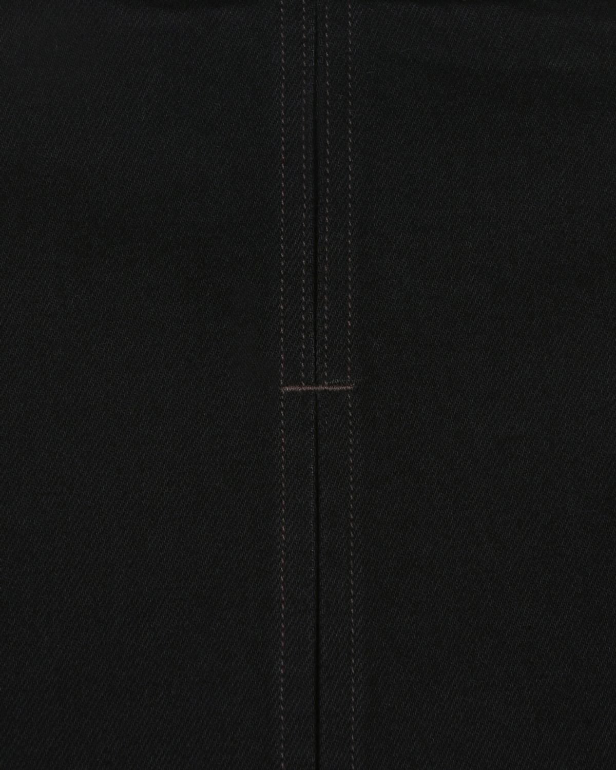 비슬로우(BESLOW) CONE MILL DENIM STITCHED TRUCKER JACKET BLACK