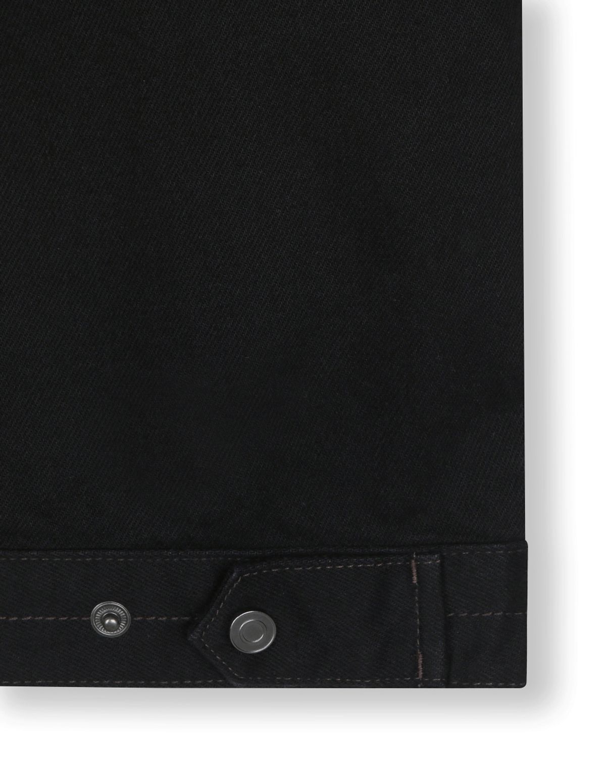 비슬로우(BESLOW) CONE MILL DENIM STITCHED TRUCKER JACKET BLACK