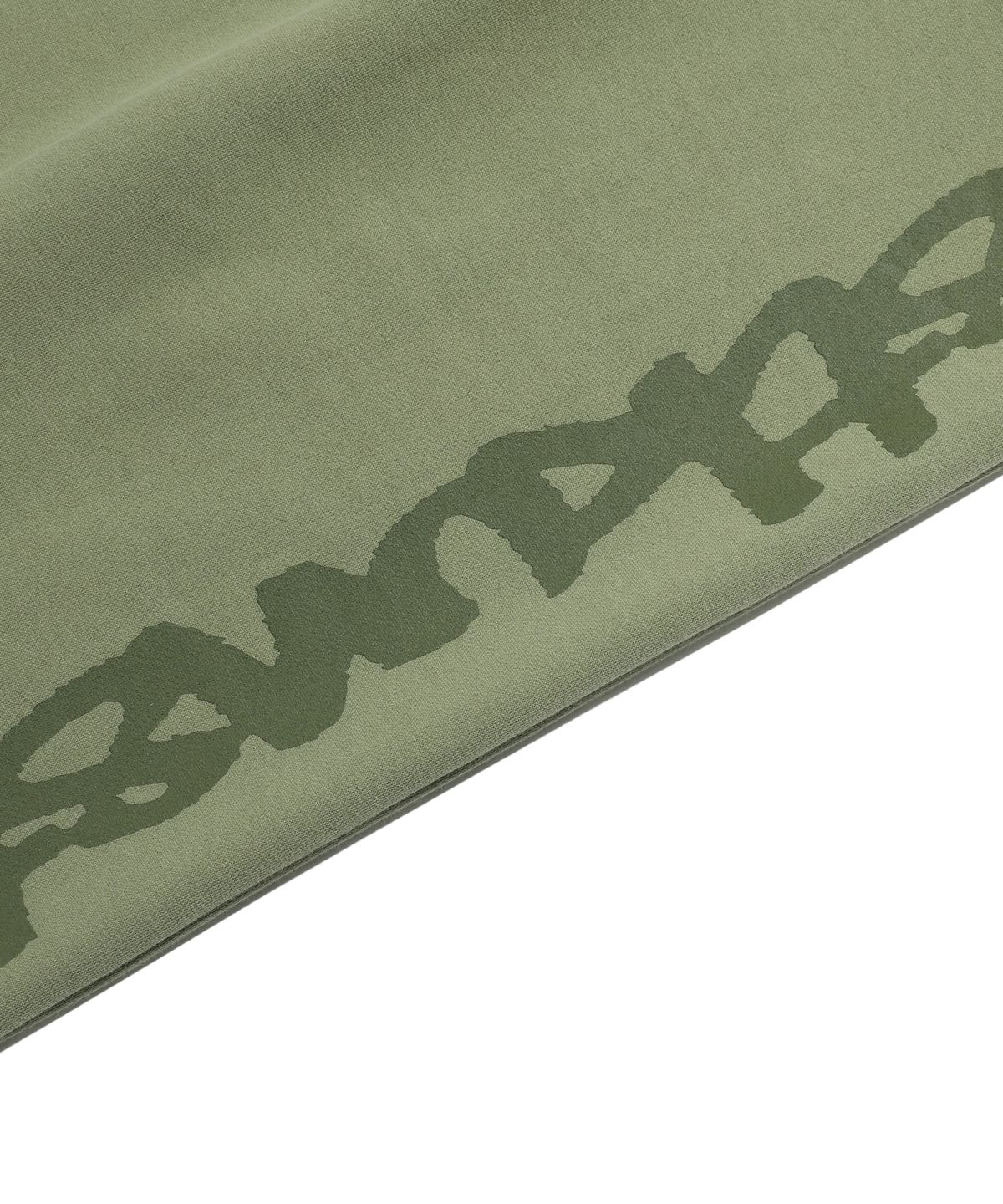 이스트쿤스트(ISTKUNST) SCRIBBLE LOGO SWEAT SKIRT_KHAKI(IK2DFFPA03A)