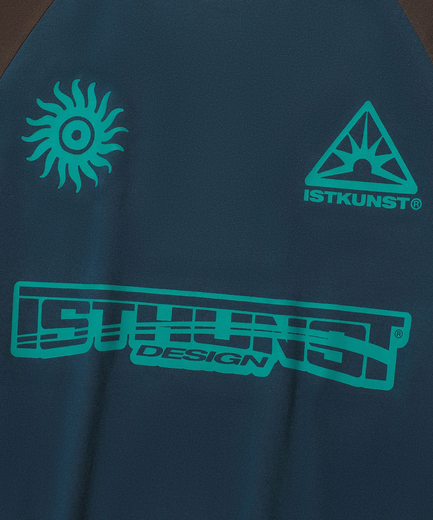 MUSINSA公式 | ISTKUNST SPORTY SUNRISE LOGO RAGLAN LS