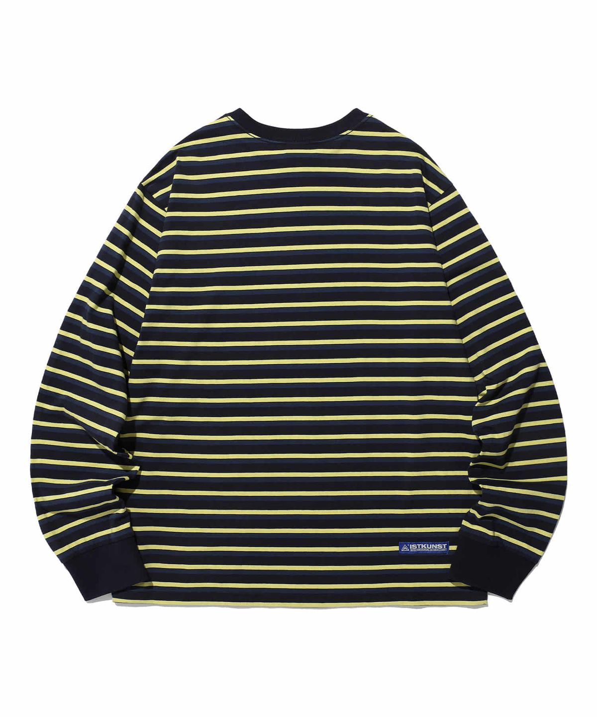 이스트쿤스트(ISTKUNST) SCRIBBLE BTY STRIPE LS TEE_NAVY(IK2DFMM551A)