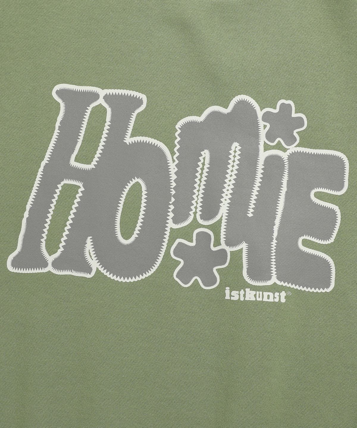 이스트쿤스트(ISTKUNST) ZIGZAG LINE HOMIE SWEATSHIRTS_OLIVE(IK2DFMM459A)