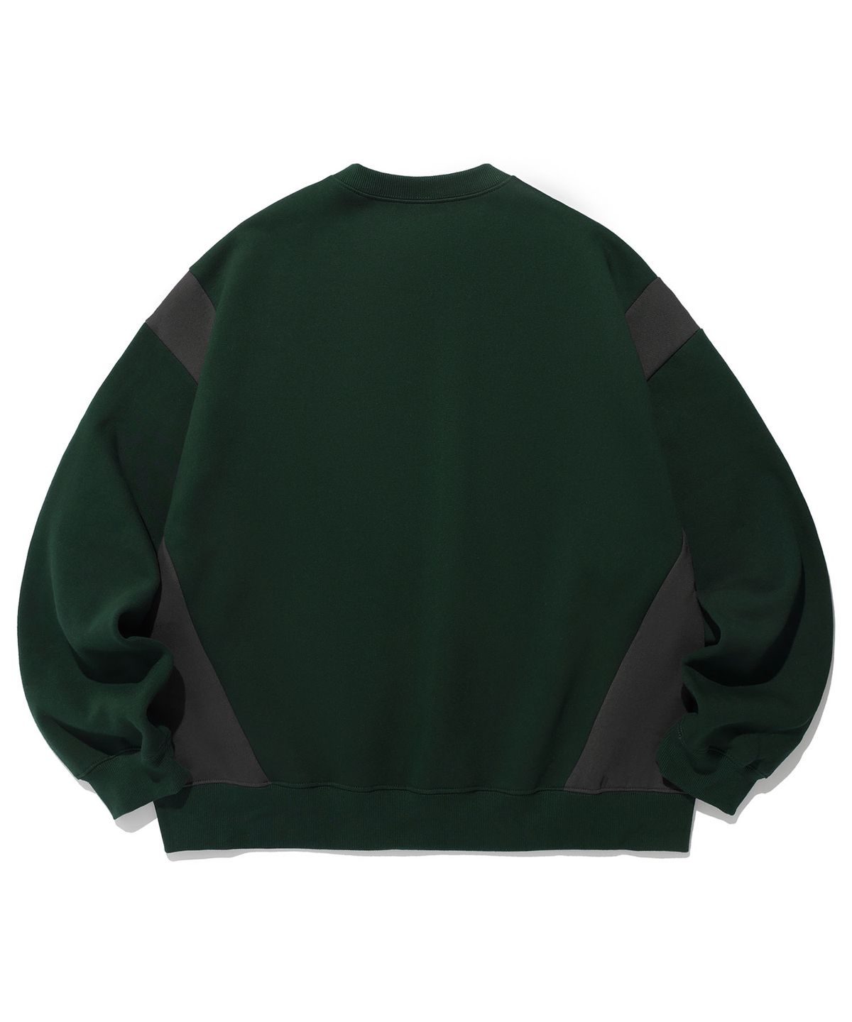 이스트쿤스트(ISTKUNST) SPORTY LINE SWEATSHIRTS_DEEP GREEN(IK2DFMM444A)