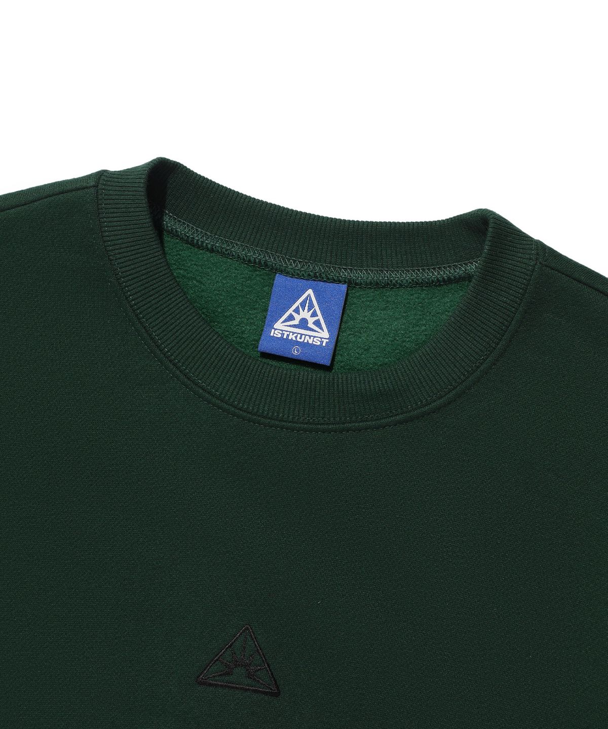 이스트쿤스트(ISTKUNST) SPORTY LINE SWEATSHIRTS_DEEP GREEN(IK2DFMM444A)