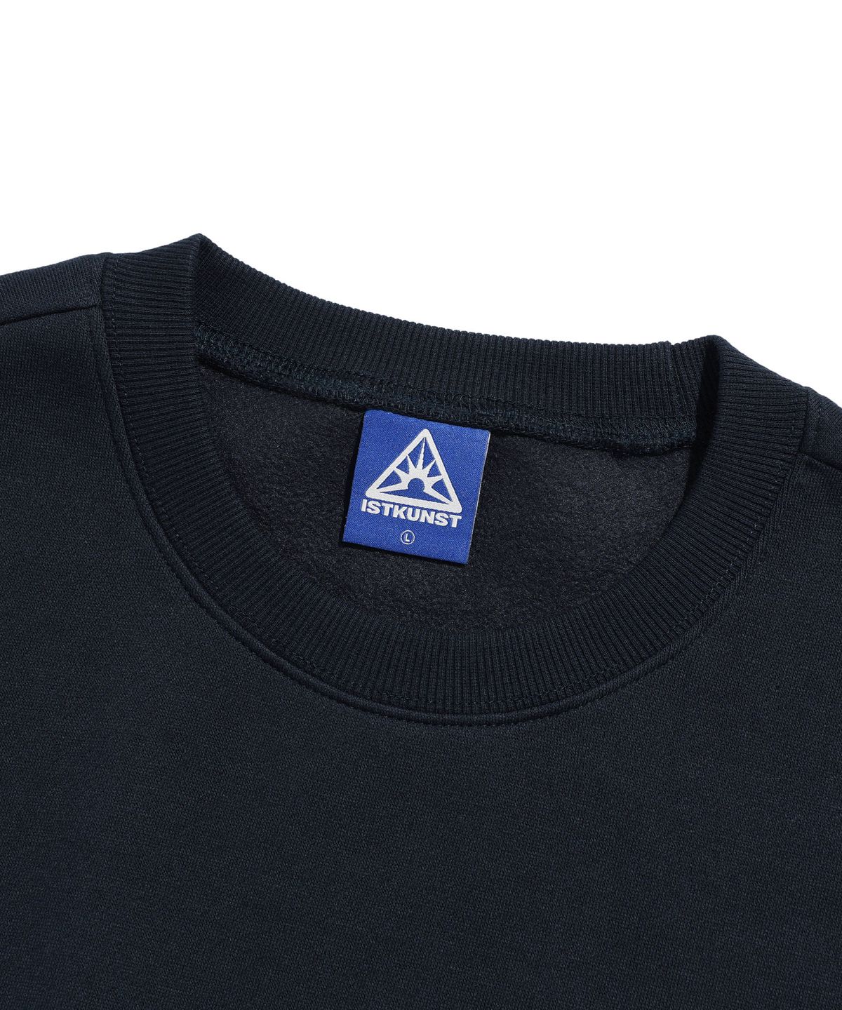 이스트쿤스트(ISTKUNST) SUNRISE LOGO PATCH SWEATSHIRTS_NAVY(IK2DFMM443A)