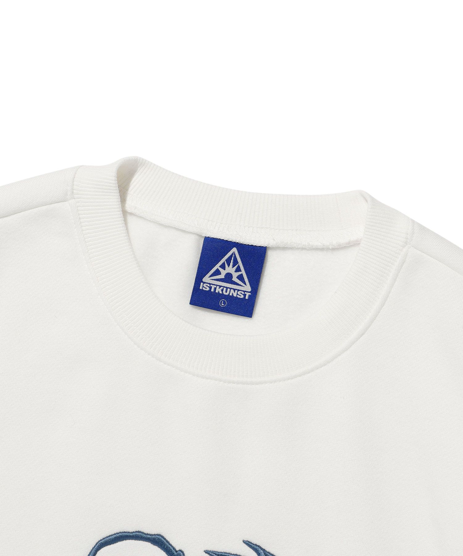 MUSINSA | ISTKUNST THUNDER BEAR SWEATSHIRTS_WHITE(IK2DFMM441A)