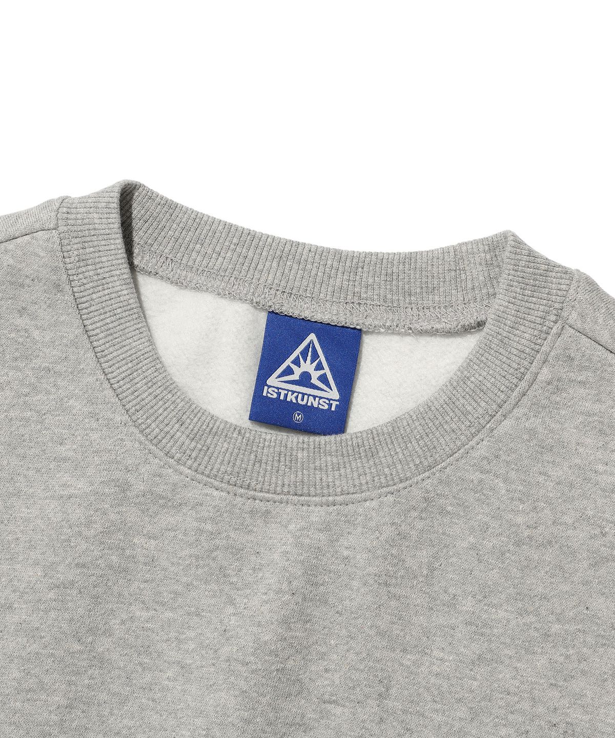 이스트쿤스트(ISTKUNST) LOGO&SMILEY SWEATSHIRTS_GREY(IK2DFMM440A)