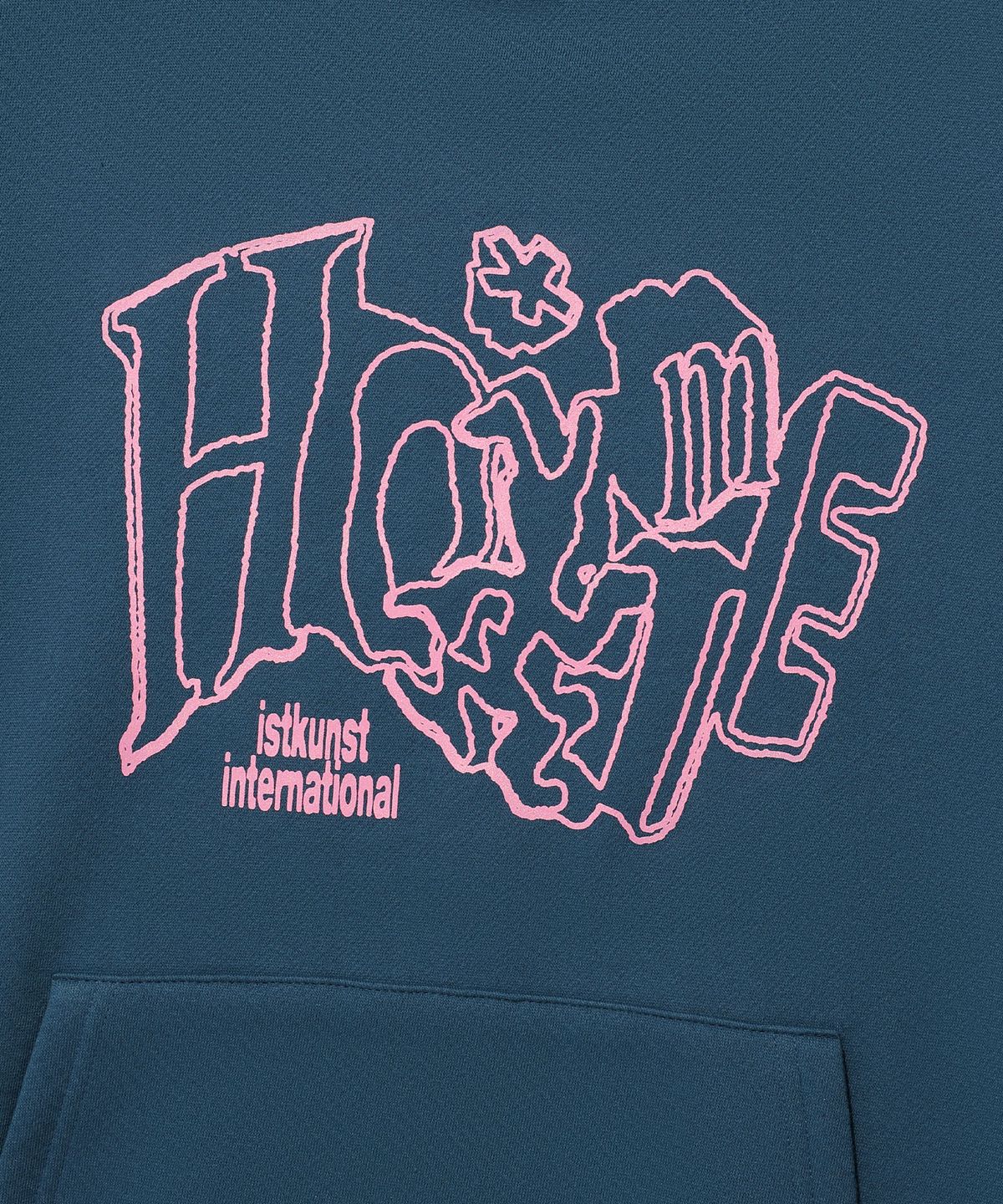 이스트쿤스트(ISTKUNST) WINDING HOMIE HOODIE_NAVY(IK2DFMM436A)