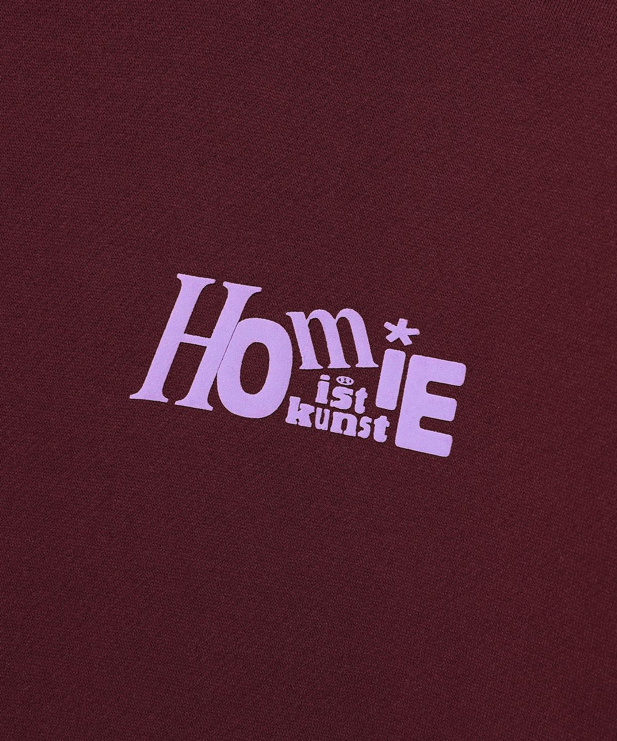 이스트쿤스트(ISTKUNST) HOMIE HOODIE_BURGUNDY(IK2DFMM434A)