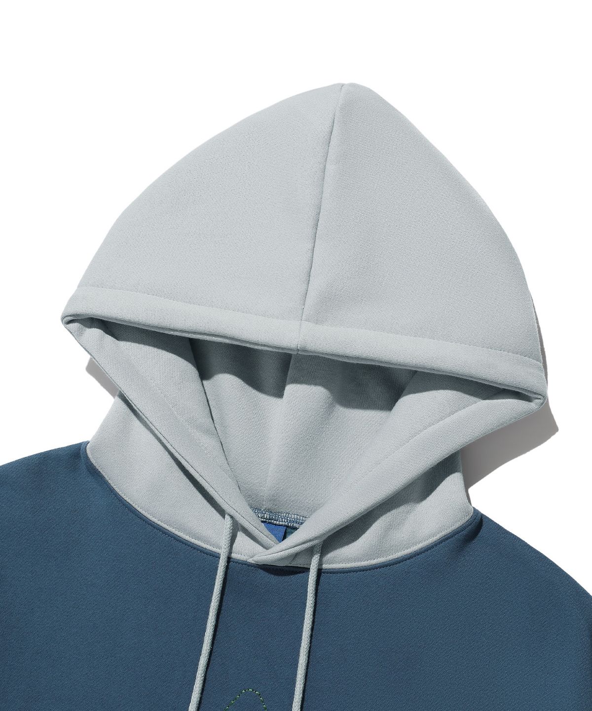 이스트쿤스트(ISTKUNST) SUNRISE STITCH LOGO HOODIE_DEEP BLUE(IK2DFMM406A)