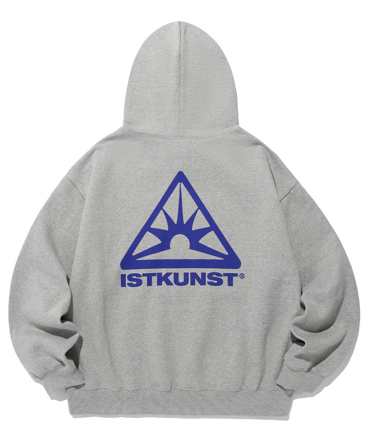 이스트쿤스트(ISTKUNST) SUNRISE SMALL LOGO HOODIE_GREY(IK2DFMM405A)