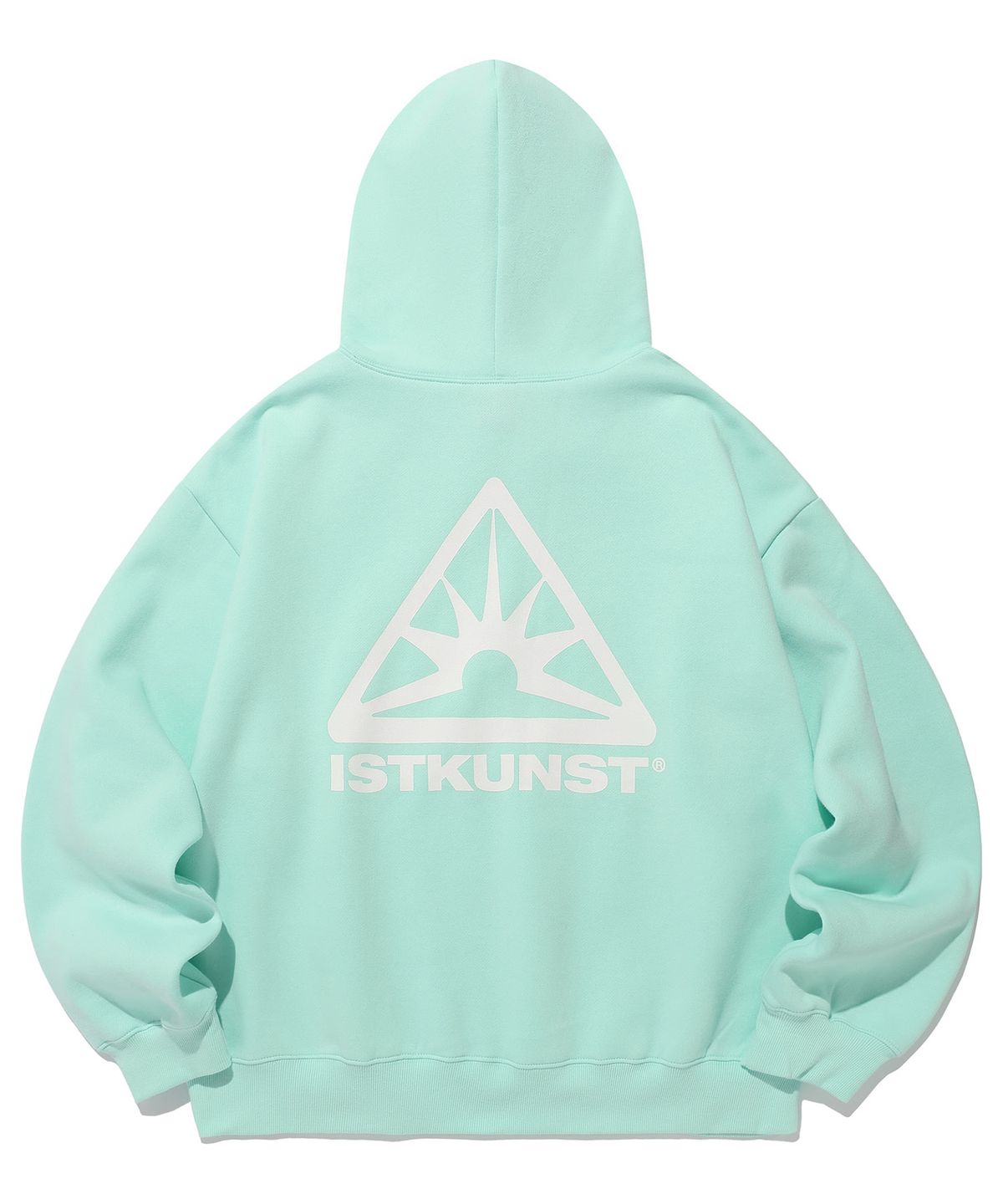 이스트쿤스트(ISTKUNST) SUNRISE SMALL LOGO HOODIE_MINT(IK2DFMM405A)