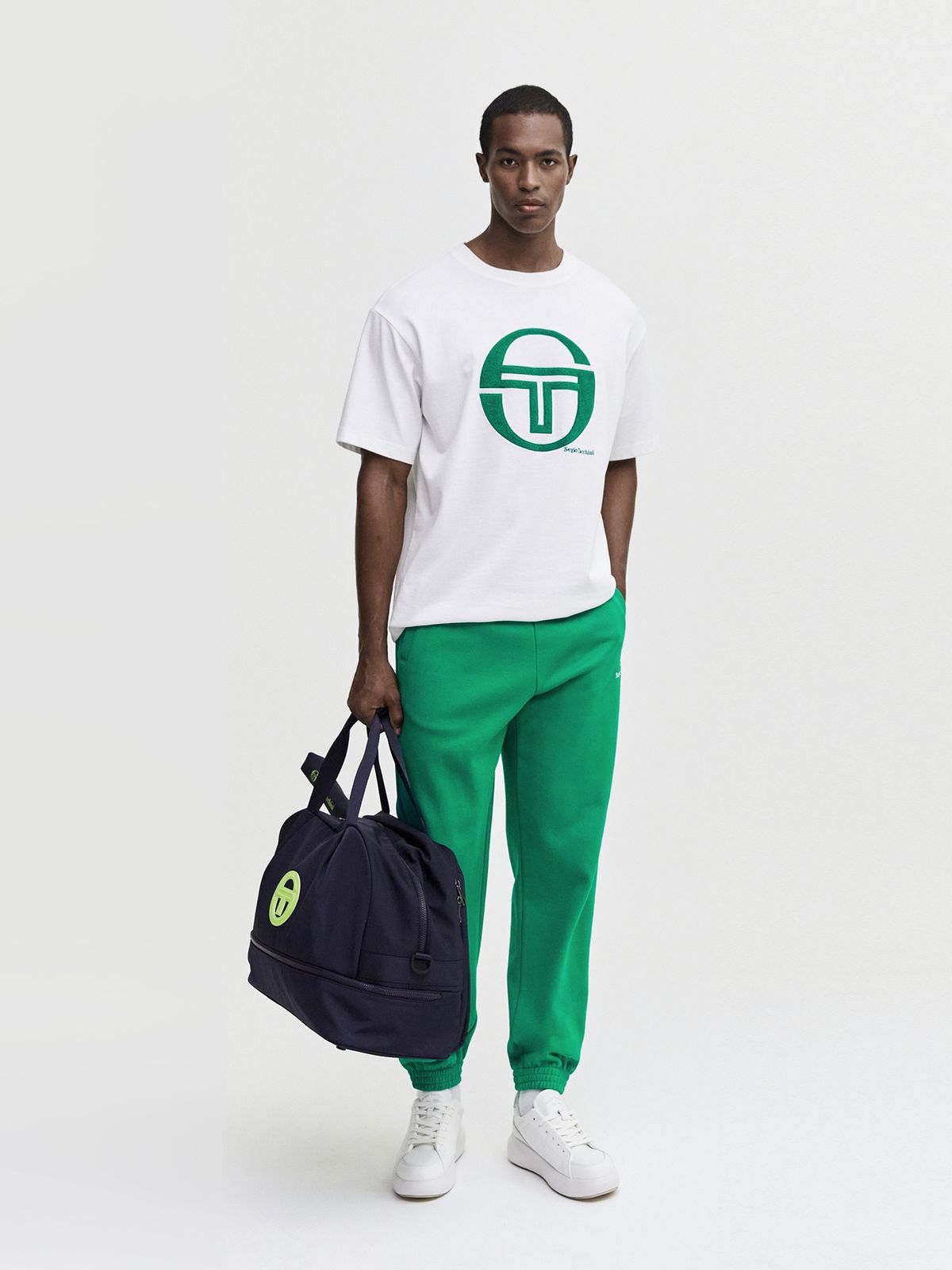 세르지오 타키니(SERGIO TACCHINI) M 데일리 조거 스웻 팬츠 (L.Green)