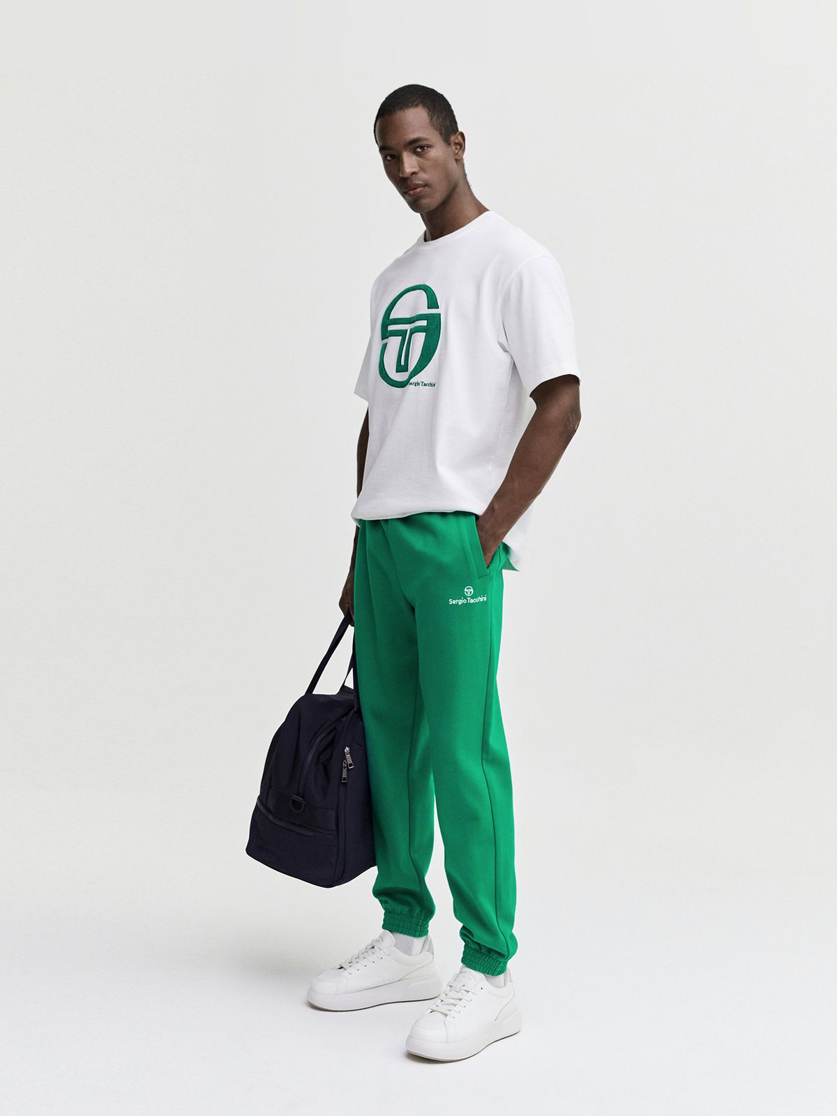 세르지오 타키니(SERGIO TACCHINI) M 데일리 조거 스웻 팬츠 (L.Green)