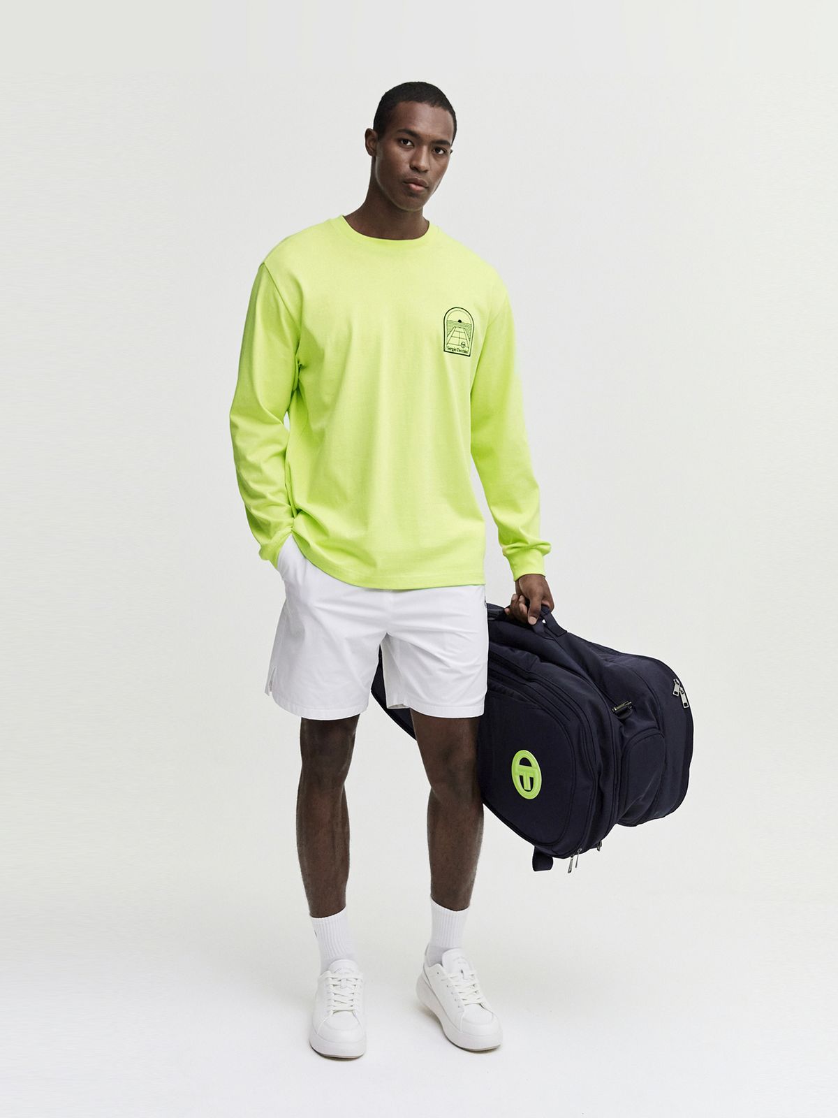 세르지오 타키니(SERGIO TACCHINI) M MC 아트웍 티셔츠 (Lime)
