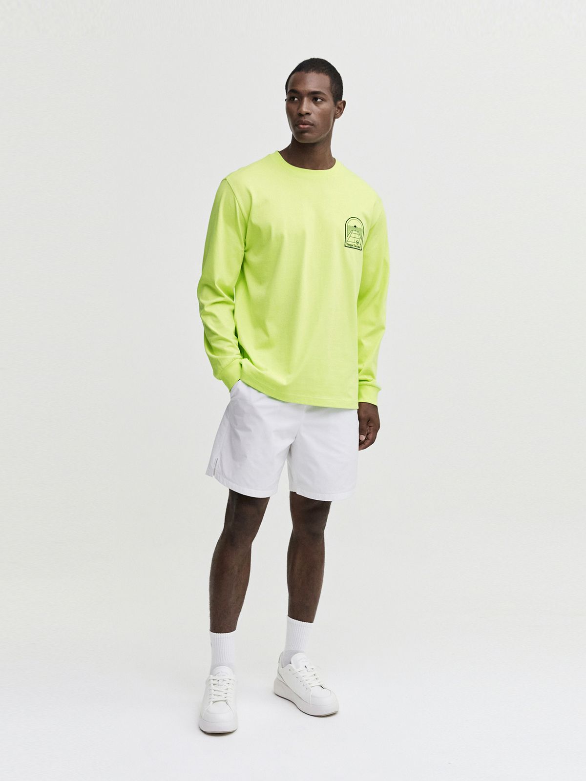 세르지오 타키니(SERGIO TACCHINI) M MC 아트웍 티셔츠 (Lime)