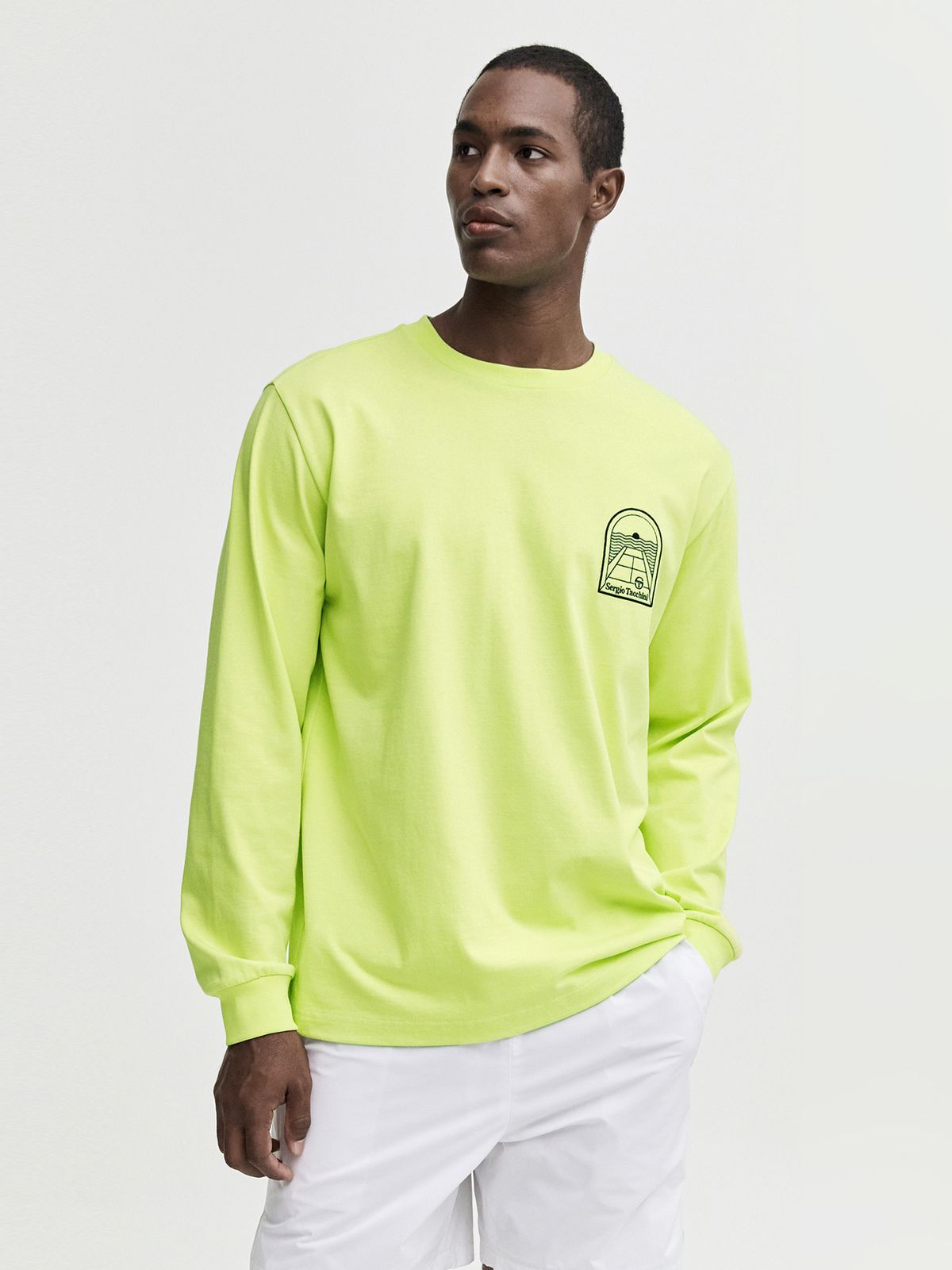 세르지오 타키니(SERGIO TACCHINI) M MC 아트웍 티셔츠 (Lime)