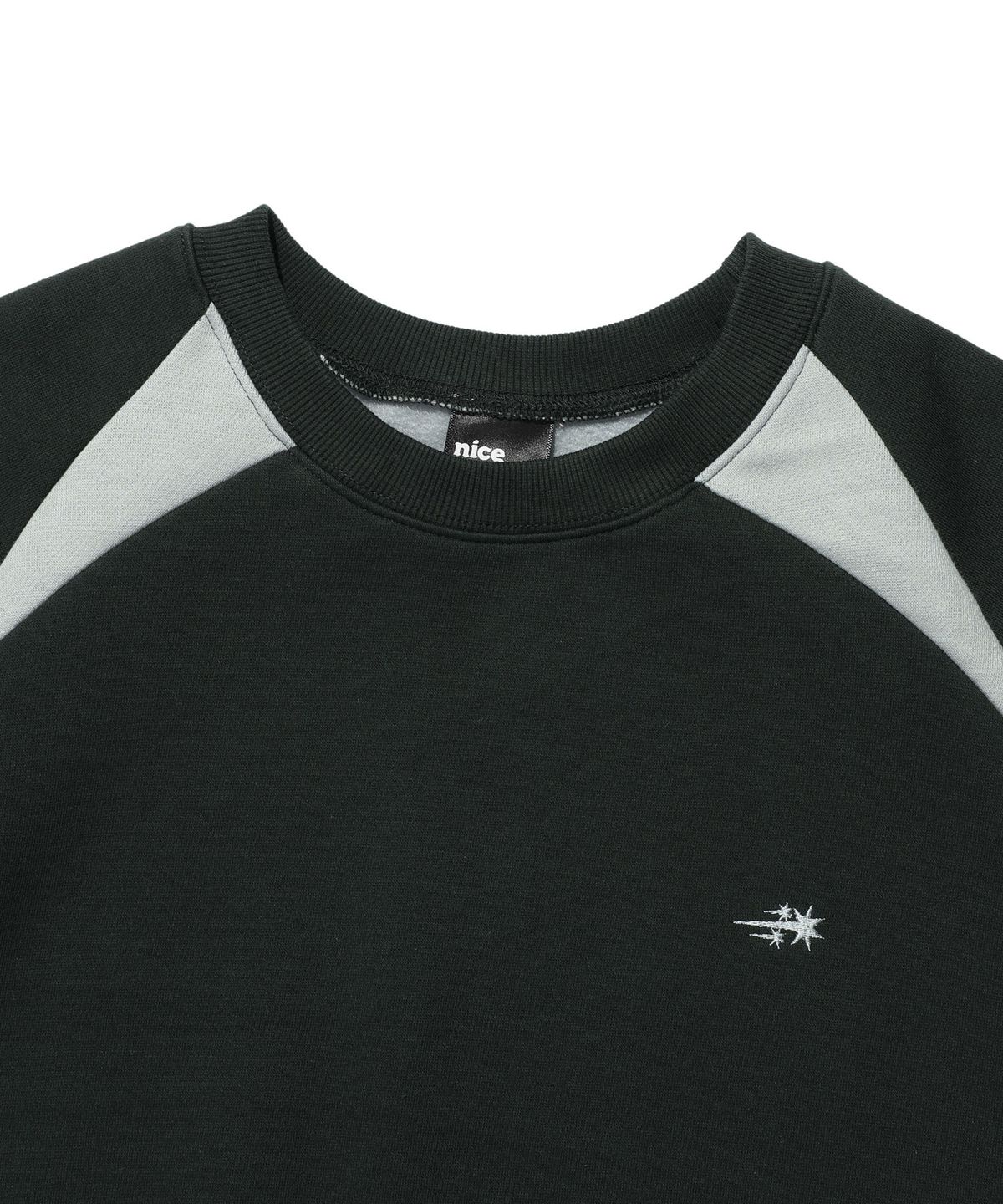나이스고스트클럽(NICEGHOSTCLUB) SPORTY LINE SWEATSHIRTS_BLACK(NG2DFUM453A)