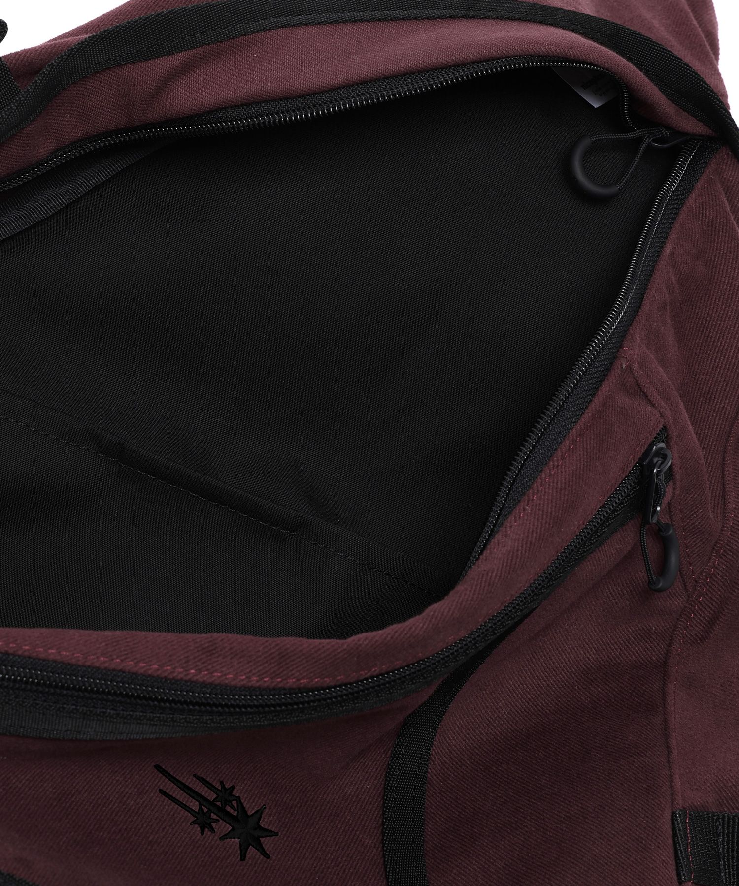 MUSINSA | NICE GHOST CLUB NGC COTTON SLING BAG_BURGUNDY