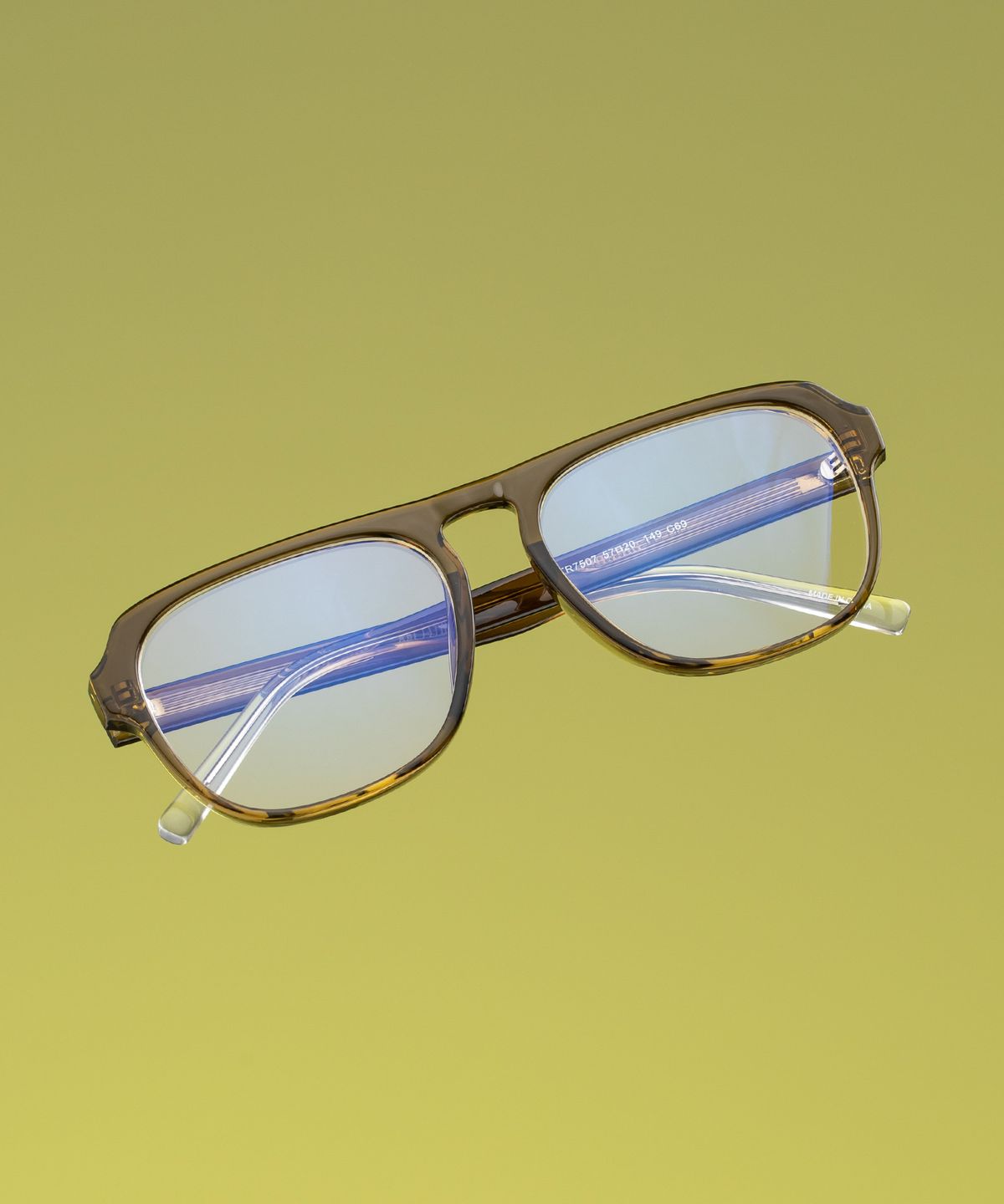 리끌로우(RECLOW) RC TR G507 KHAKI GLASS 안경 - 사이즈 & 후기 | 무신사