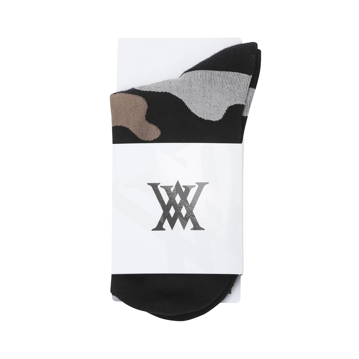 어뉴골프(ANEW GOLF) (M) CAMO LINE MEDIUM NECK SOCKS_BR