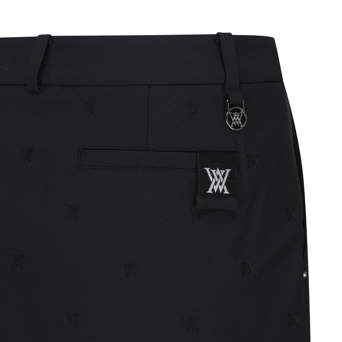 어뉴골프(ANEW GOLF) W FRONT EMBOSSED POINT H-LINE SQ_BK