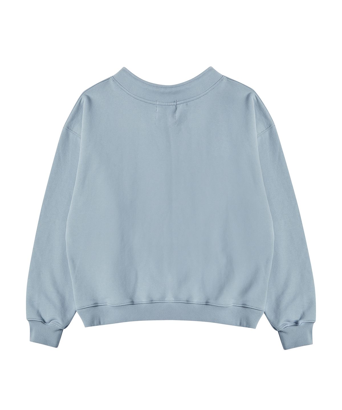 비욘드클로젯(BEYOND CLOSET) [COLLECTION LINE] 뉴 아이비 리그 하프 넥 빈티지 스웨트 셔츠 틸 블루