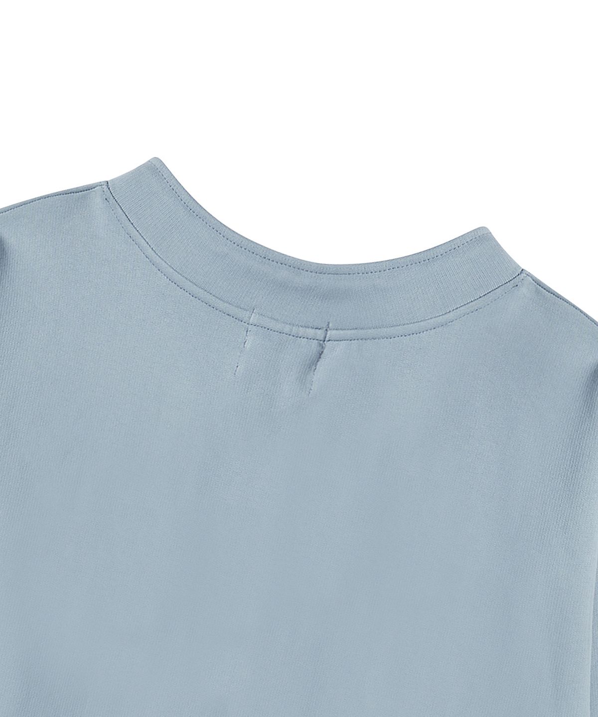 비욘드클로젯(BEYOND CLOSET) [COLLECTION LINE] 뉴 아이비 리그 하프 넥 빈티지 스웨트 셔츠 틸 블루