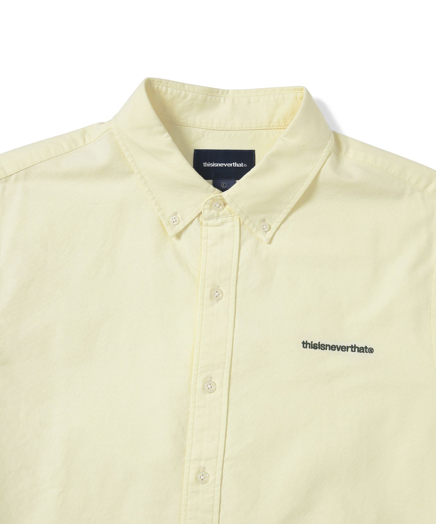 MUSINSA公式 | thisisneverthat T-Logo Oxford Shirt Cream