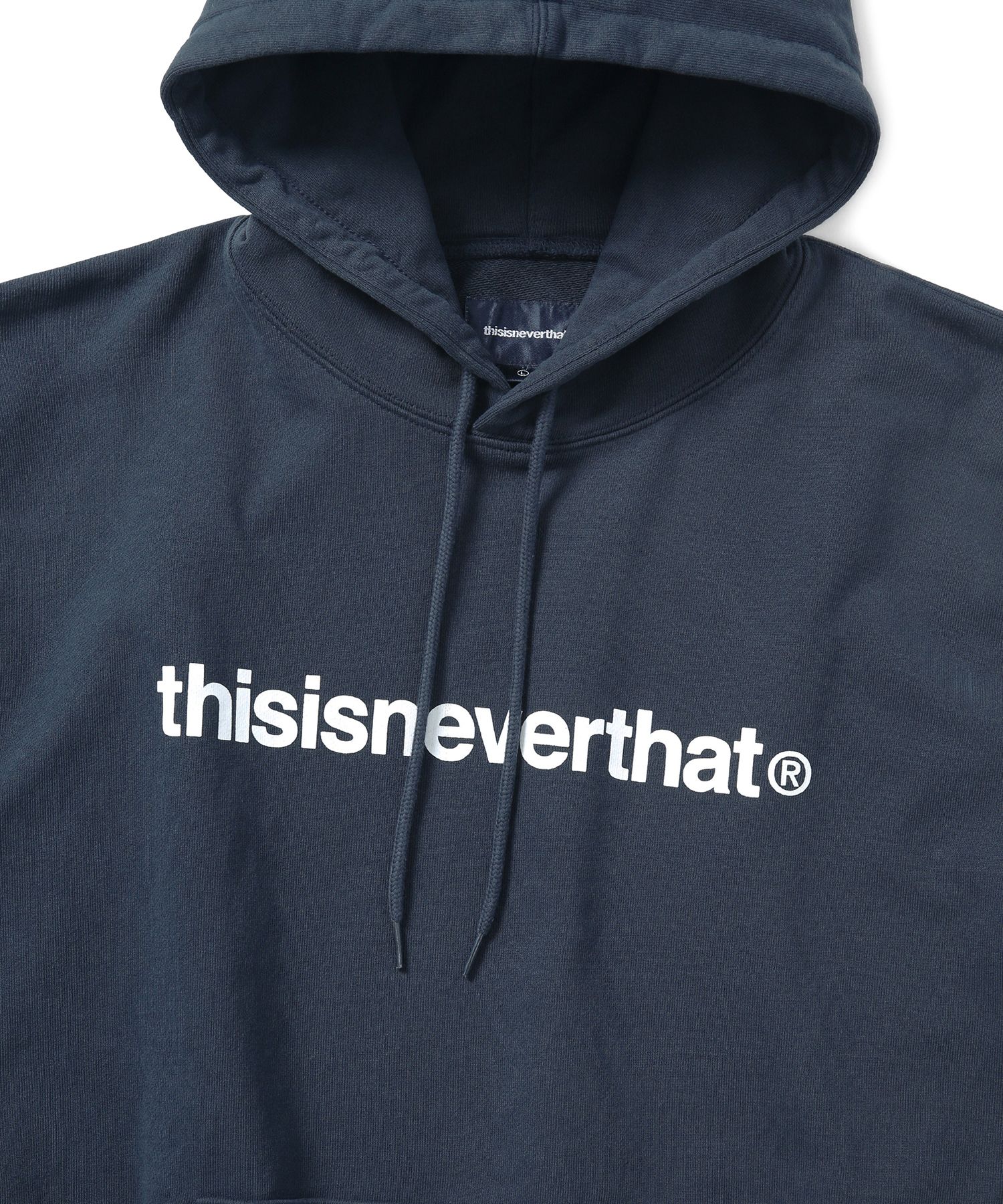 MUSINSA | thisisneverthat® (FW23) T-Logo LT Hoodie - Navy