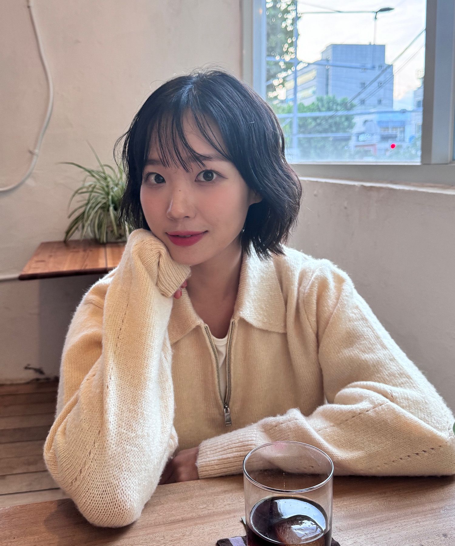 MUSINSA | KIIMUIR (Women) Soft Collar Half Zip-up Knit_5 COLOR