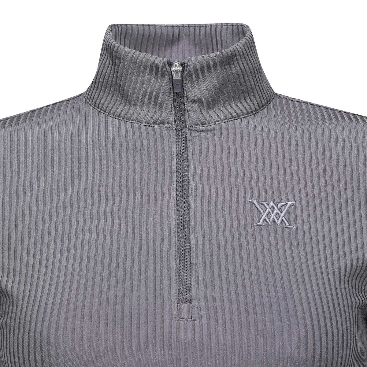 어뉴골프(ANEW GOLF) WOMEN ZIPPER POINT GOLGI LONG T-SHIRT_GR