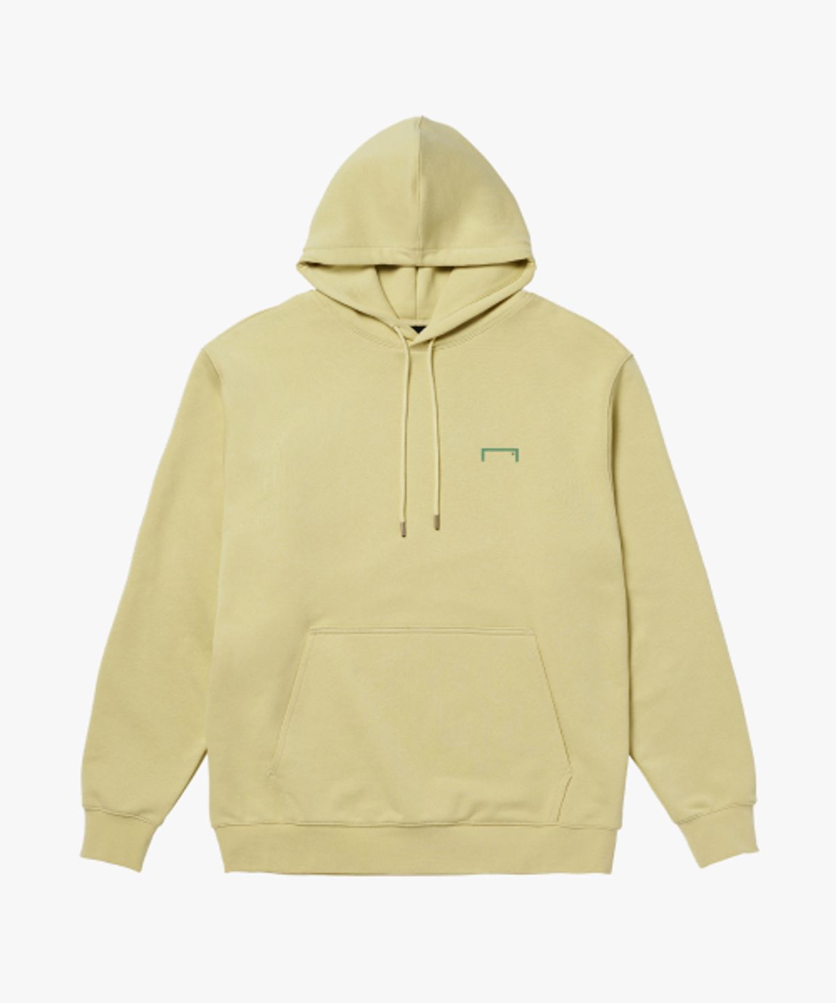 골스튜디오(GOALSTUDIO) ESSENTIAL BIG LOGO PAINTED HOODIE-LIGHT YELLOW