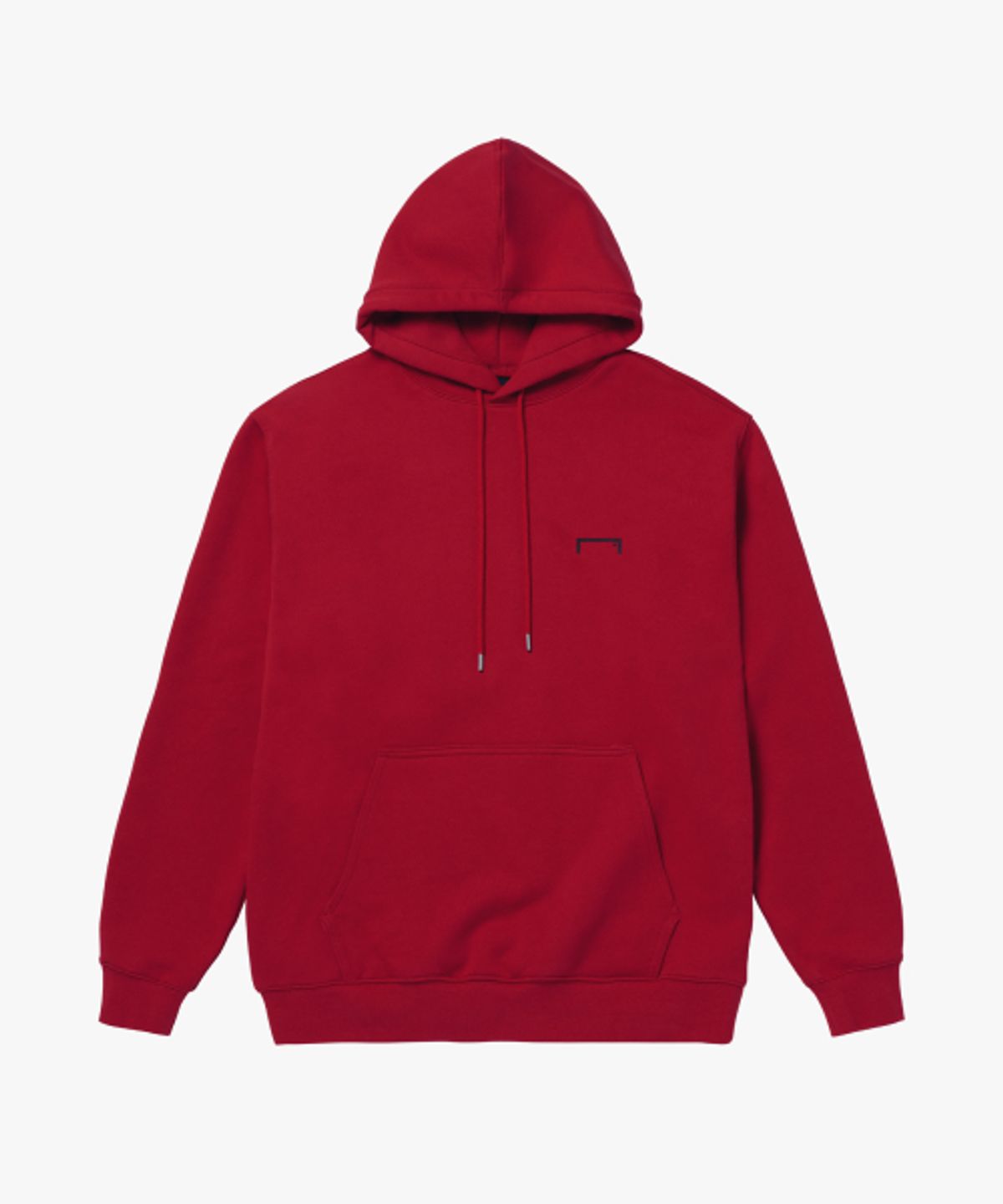 골스튜디오(GOALSTUDIO) ESSENTIAL BIG LOGO PAINTED HOODIE-RED