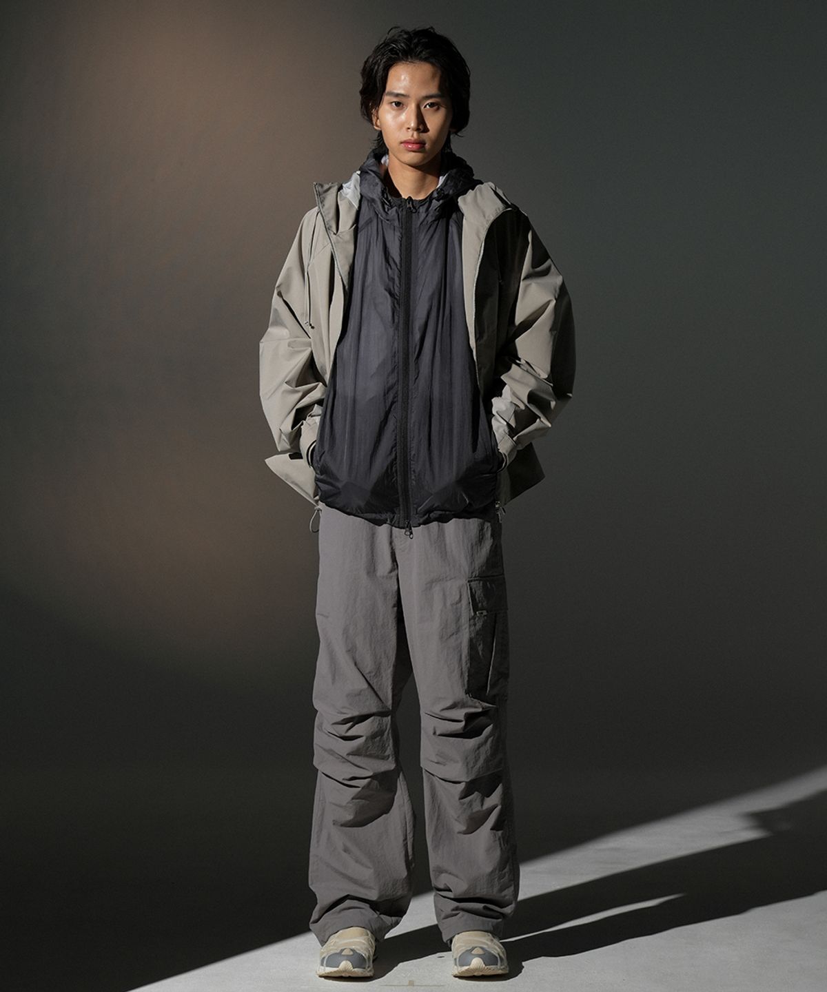그레일즈(GRAILZ) ESSENTIAL CARGO PANTS [BLACK]