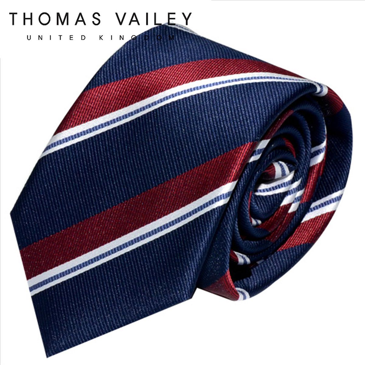 토마스 베일리(THOMAS VAILEY) 패션넥타이-오클랜드 와인 7cm