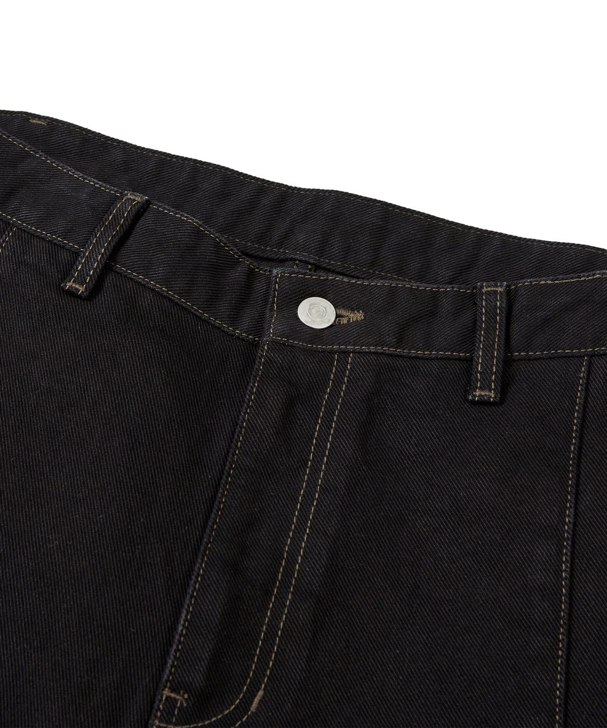 이에이(IEY) MAXI FILO DENIM PANTS Black