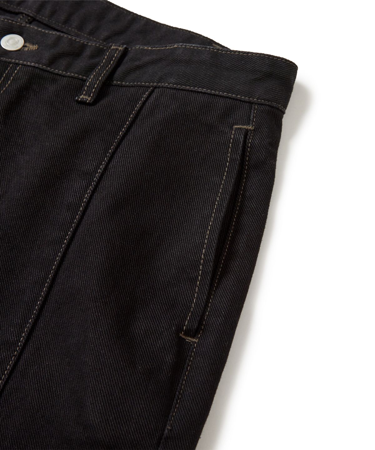 이에이(IEY) MAXI FILO DENIM PANTS Black