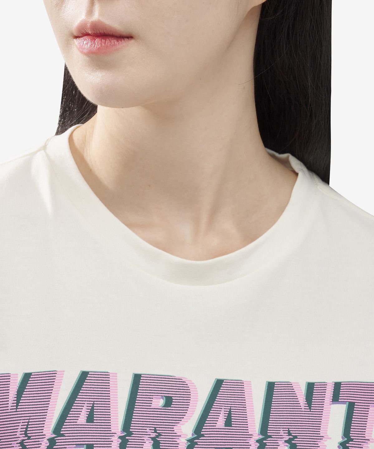 이자벨마랑(ISABEL MARANT) 조디아 반소매 티셔츠 - 아이보리 / TS0033FAA1N91E90VA