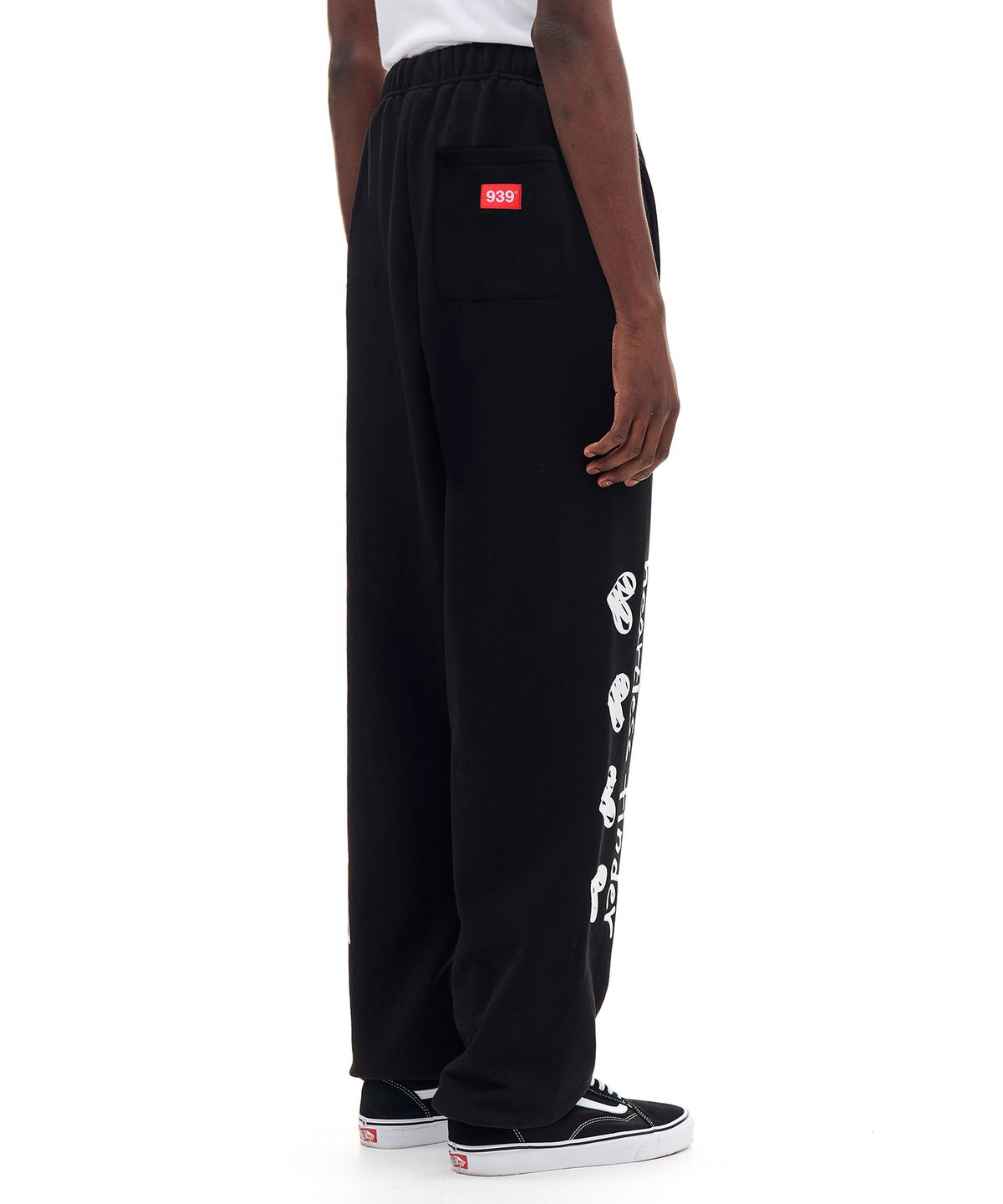 아카이브 볼드(ARCHIVE BOLD) DOODLE SWEAT PANTS (BLACK)