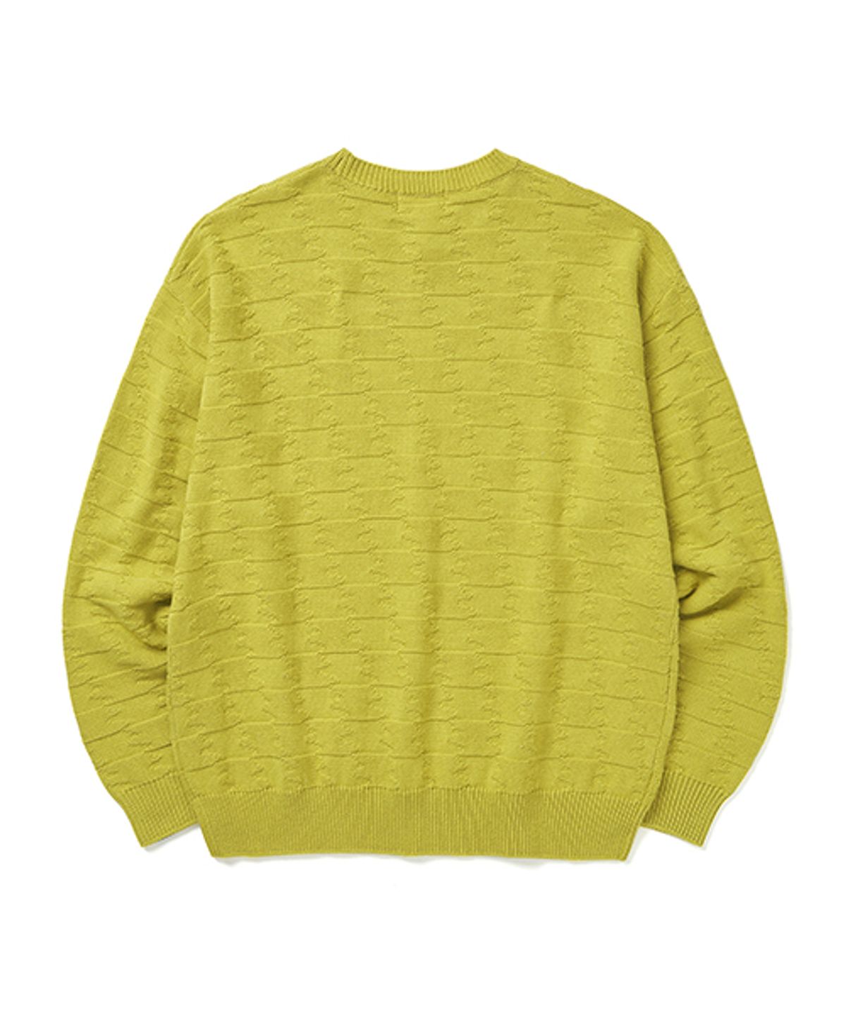 위캔더스(WKNDRS) PUZZLE SWEATER (YELLOW)